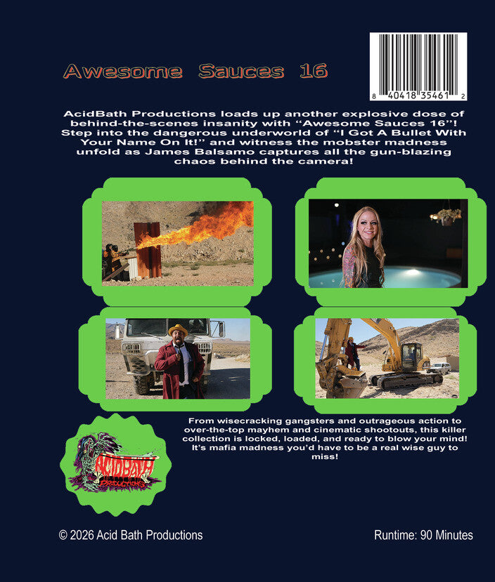 Awesome Sauces 16 [Blu-ray] - Back Panel - 