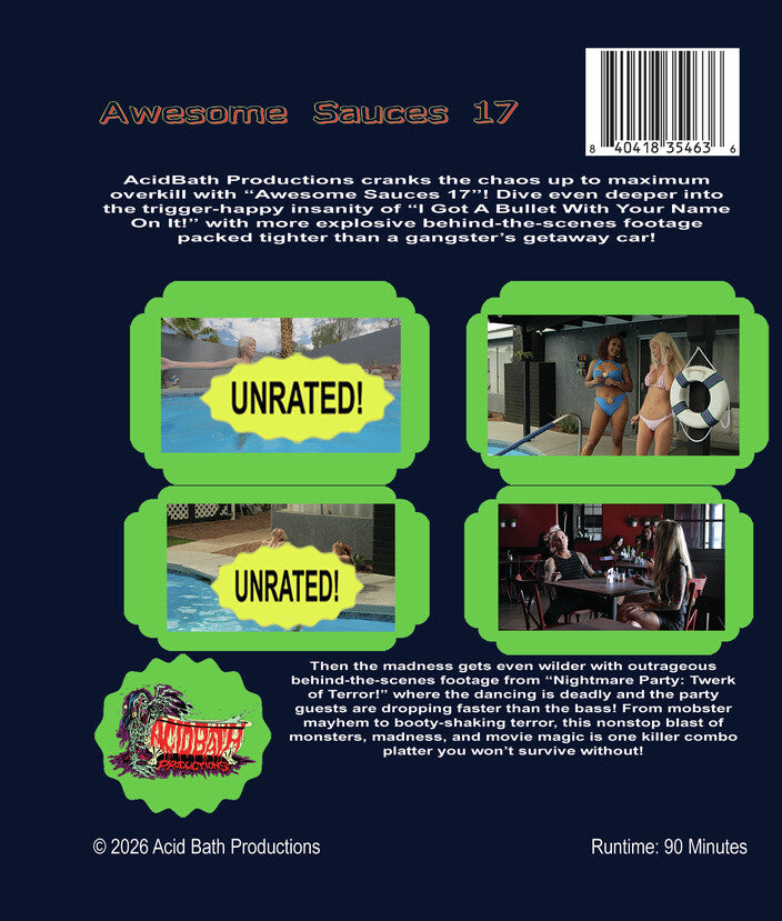 Awesome Sauces 17 [Blu-ray] - Back Panel - 