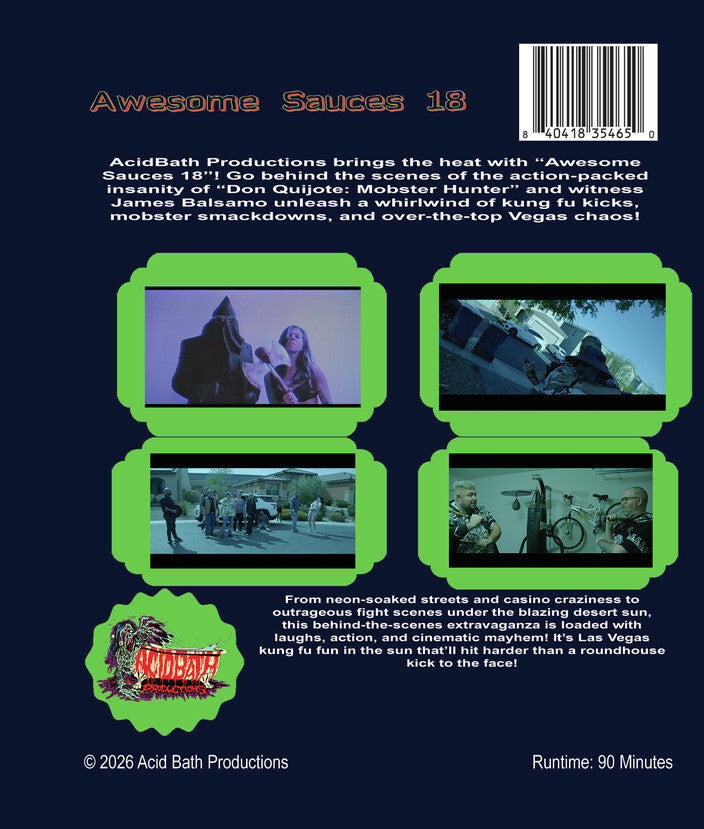 Awesome Sauces 18 [Blu-ray] - Back Panel - 