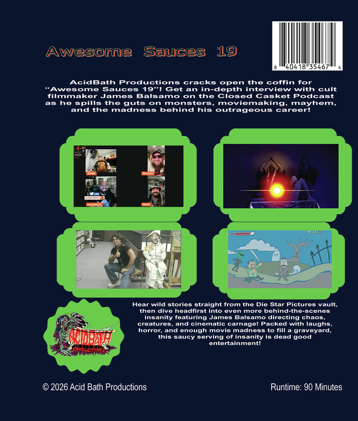 Awesome Sauces 19 [Blu-ray] - Back Panel - 