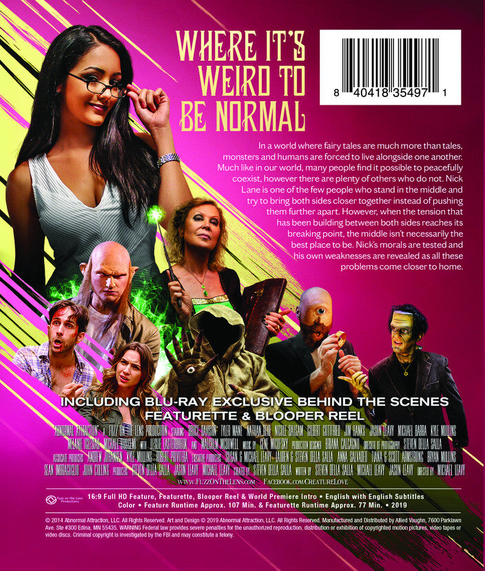Abnormal Attraction [Blu-ray] - Back Panel - 