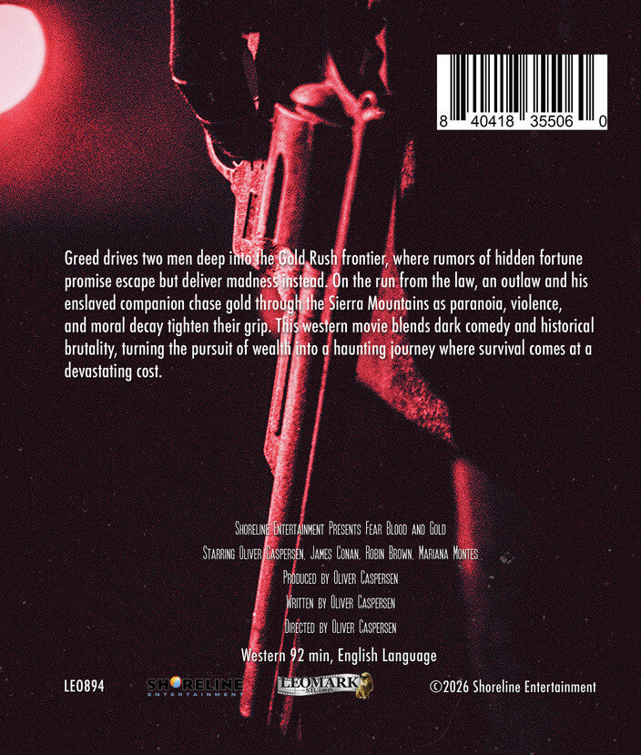 Fear Blood and Gold [Blu-ray] - Back Panel - 