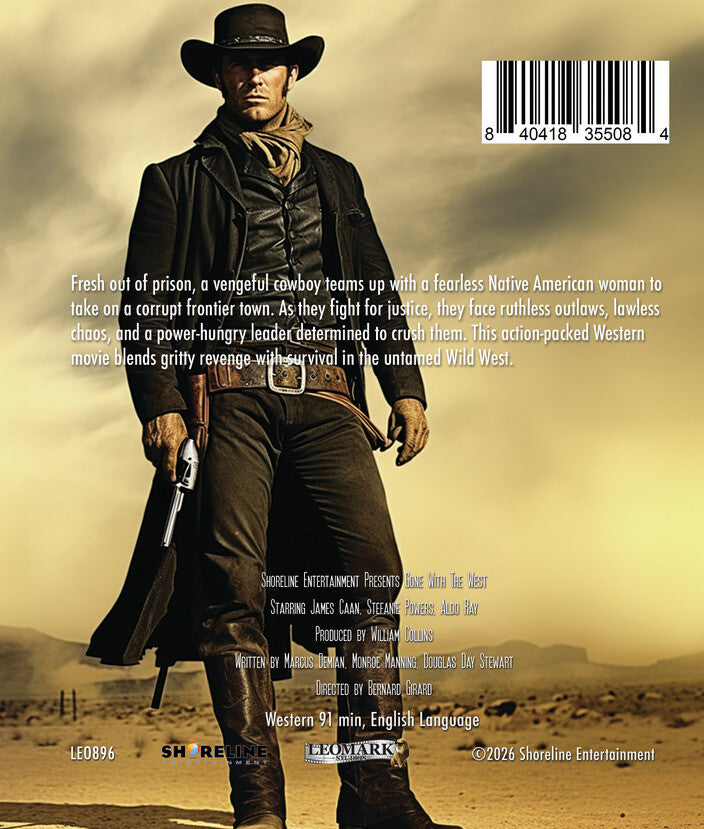 Gone with the West [Blu-ray] - Back Panel - 