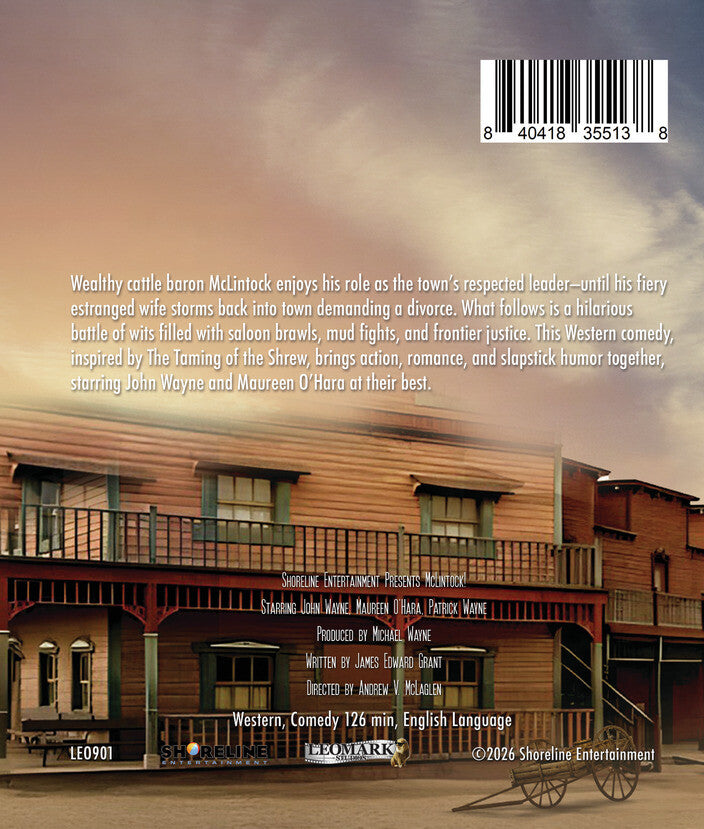 McLintock! [Blu-ray] - Back Panel - 