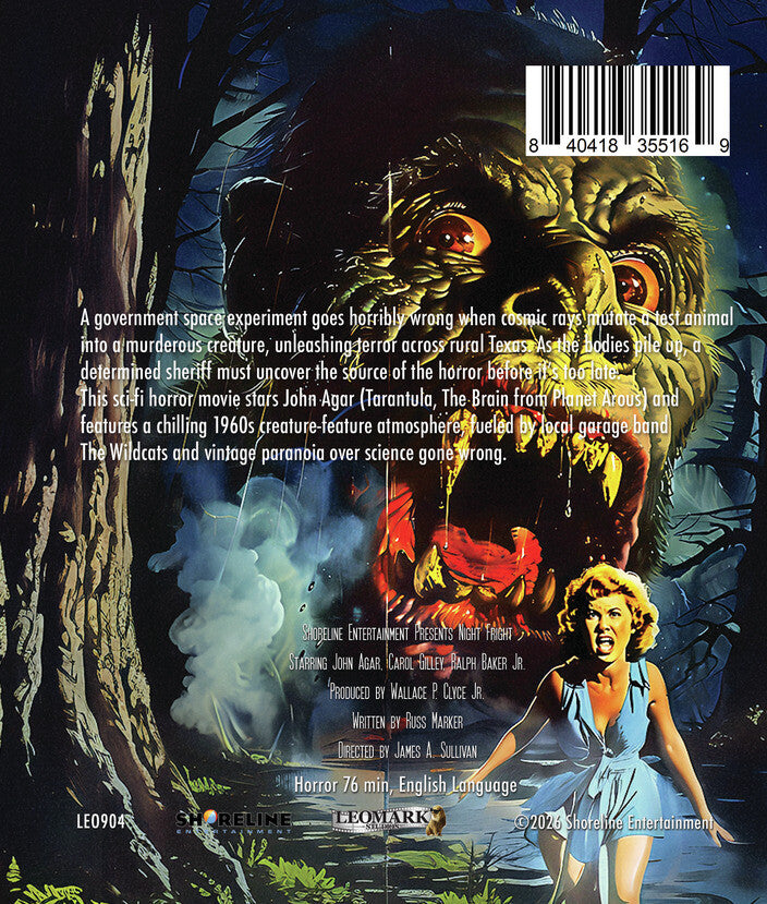 Night Fright [Blu-ray] - Back Panel - 