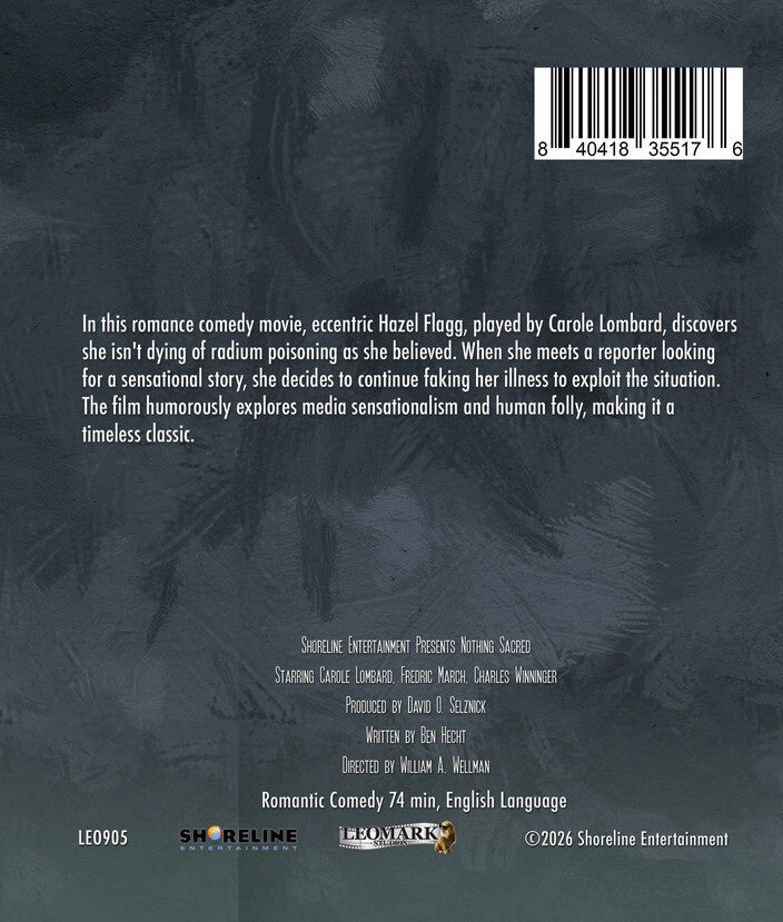Nothing Sacred [Blu-ray] - Back Panel - 