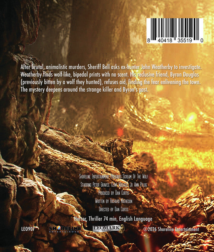 Scream of the Wolf [Blu-ray] - Back Panel - 