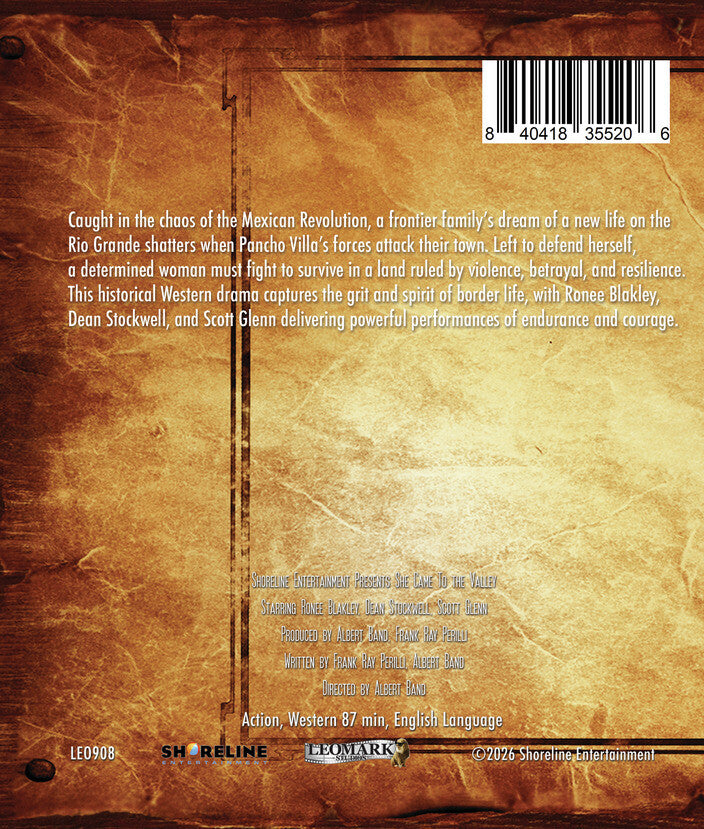 She Came to the Valley [Blu-ray] - Back Panel - 