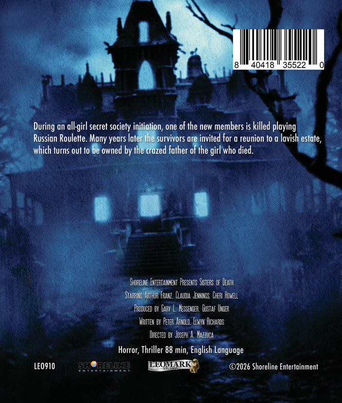 Sisters of Death [Blu-ray] - Back Panel - 