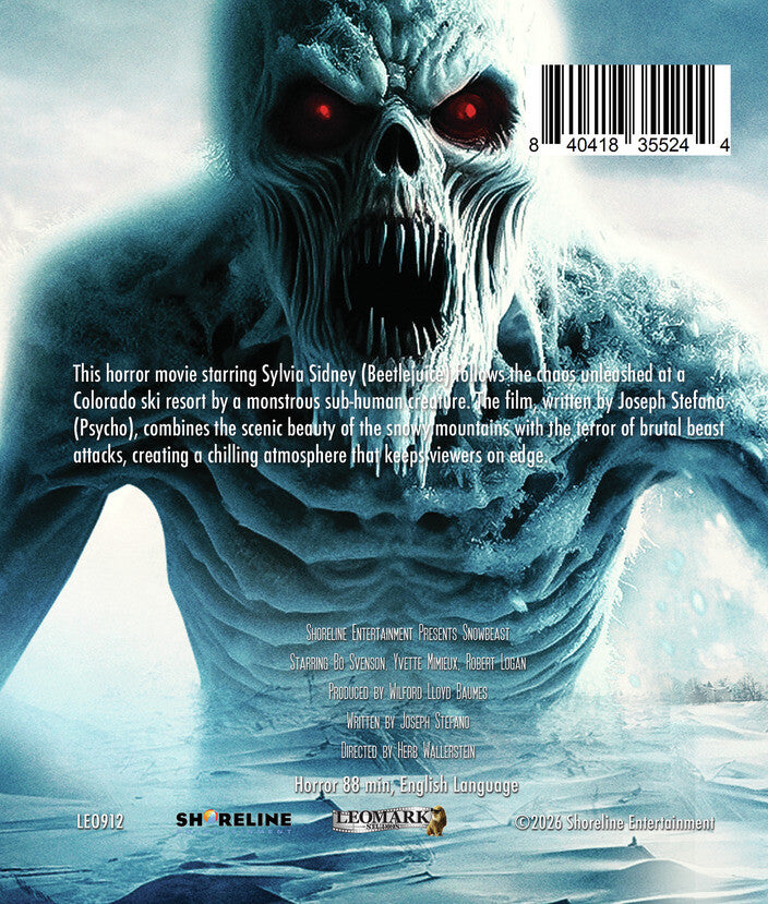 Snowbeast [Blu-ray] - Back Panel - 