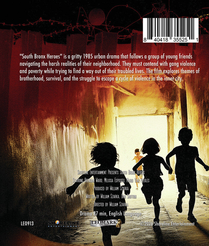 South Bronx Heroes [Blu-ray] - Back Panel - 