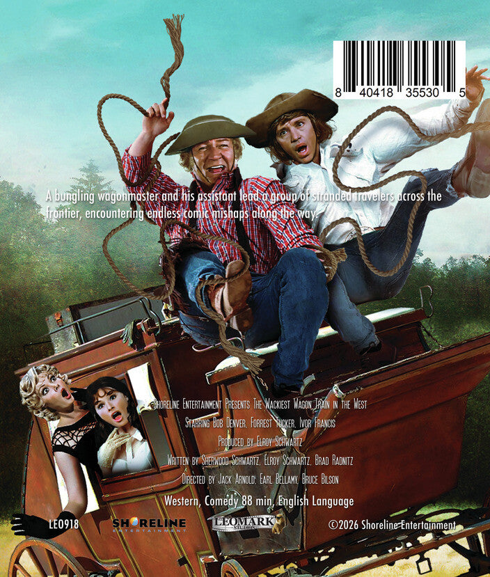 The Wackiest Wagon Train in the West [Blu-ray] - Back Panel - 