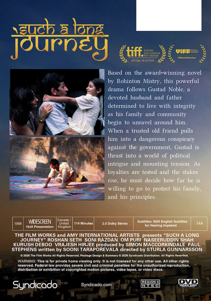 Such a Long Journey (INSTITUTION COPY with limited public performance rights) - Back Panel - 