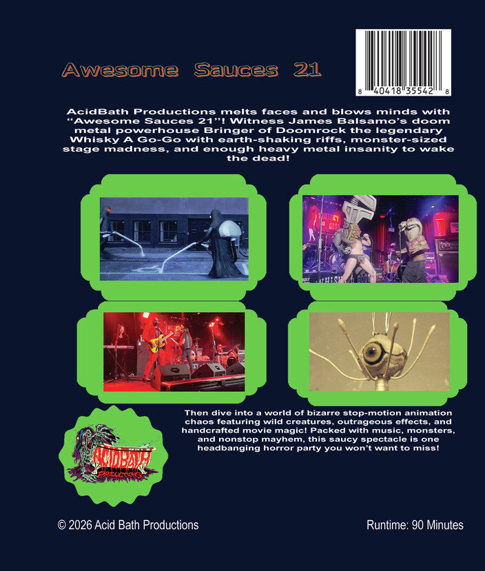 Awesome Sauces 21 [Blu-ray] - Back Panel - 