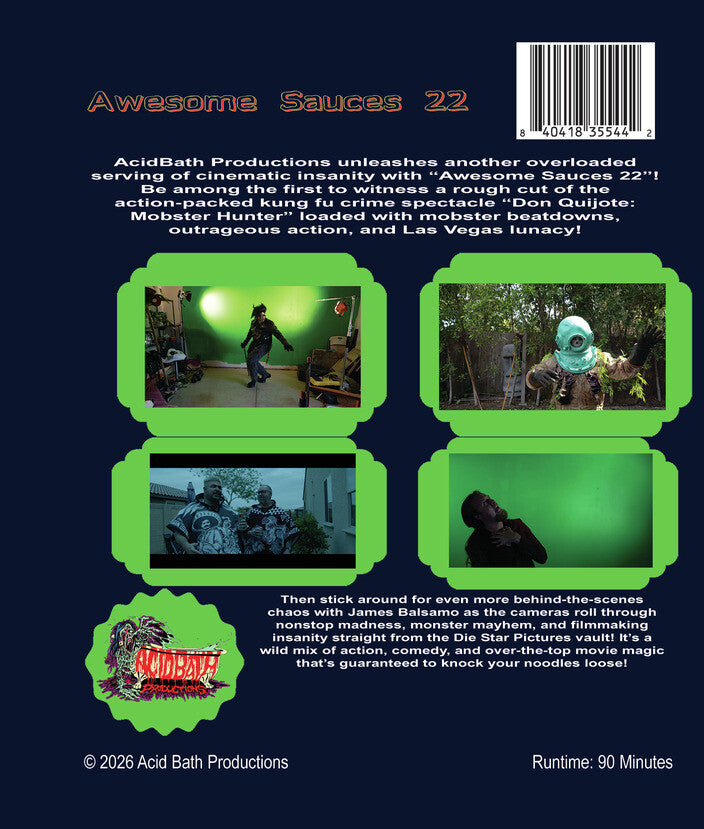 Awesome Sauces 22 [Blu-ray] - Back Panel - 