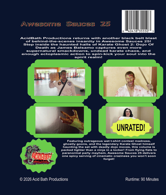 Awesome Sauces 25 [Blu-ray] - Back Panel - 