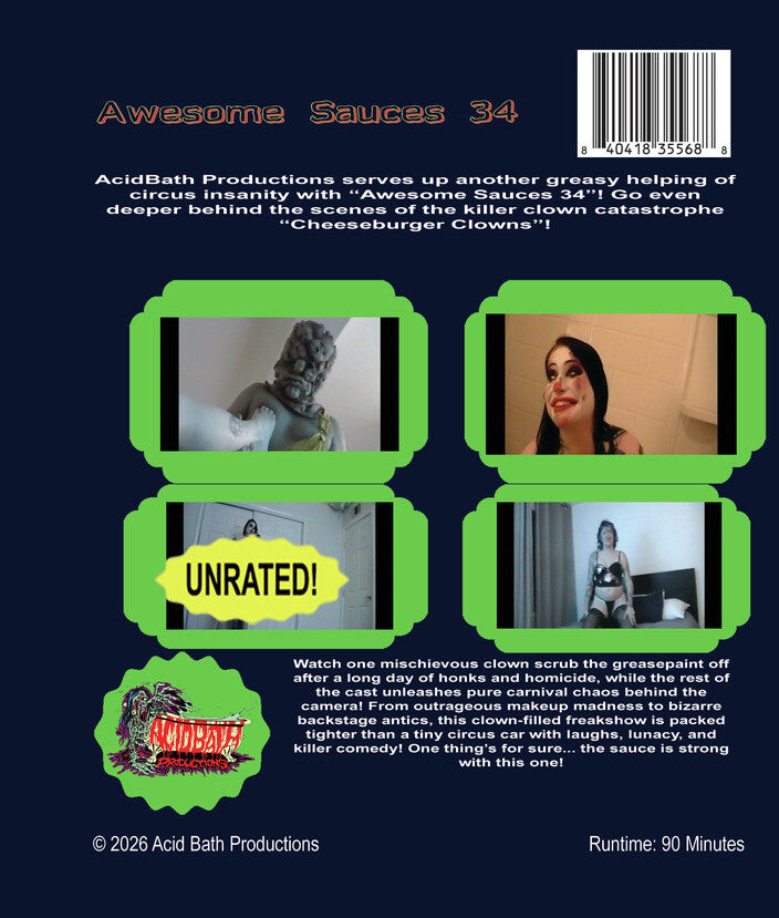 Awesome Sauces 34 [Blu-ray] - Back Panel - 
