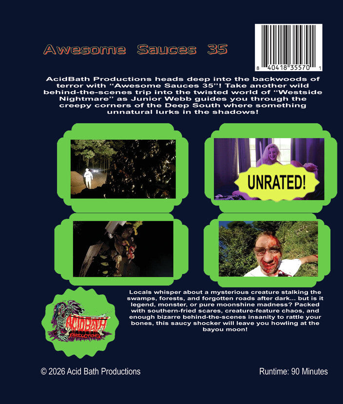 Awesome Sauces 35 [Blu-ray] - Back Panel - 