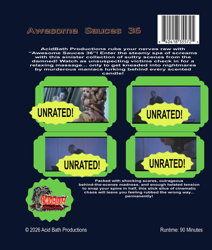 Awesome Sauces 36 [Blu-ray] - Back Panel - 