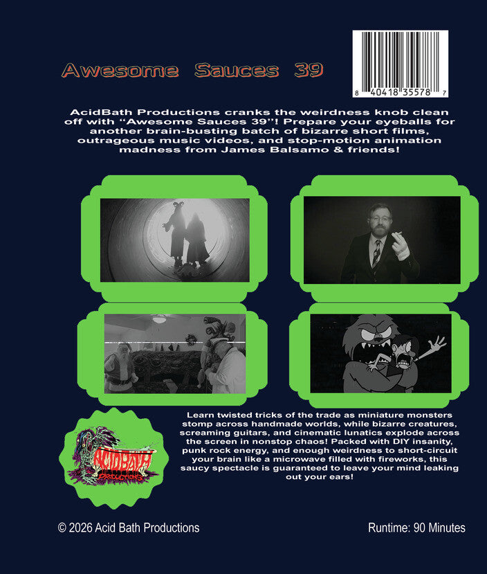 Awesome Sauces 39 [Blu-ray] - Back Panel - 