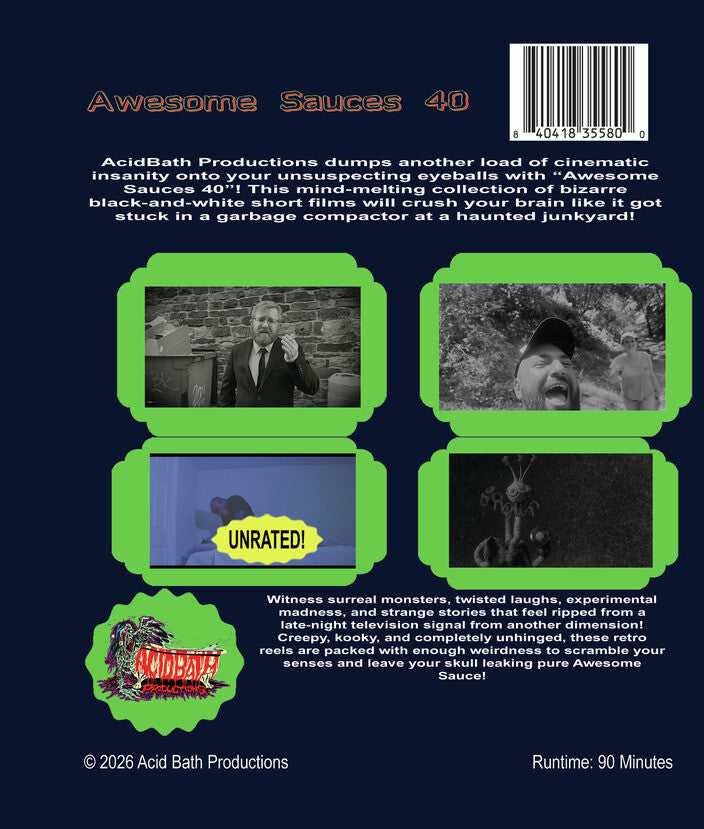 Awesome Sauces 40 [Blu-ray] - Back Panel - 