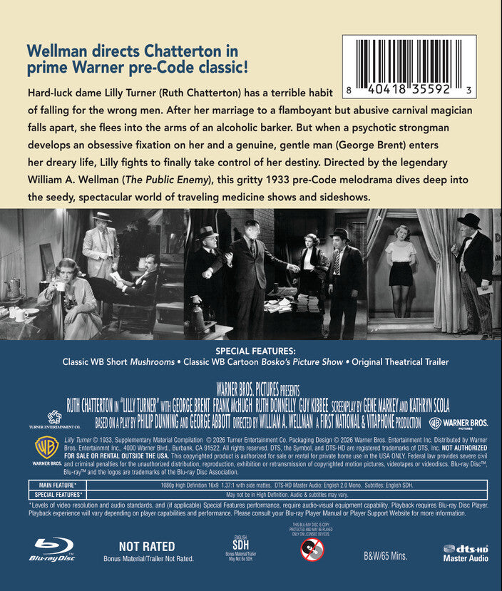 Lily Turner [Blu-ray] - Back Panel - 