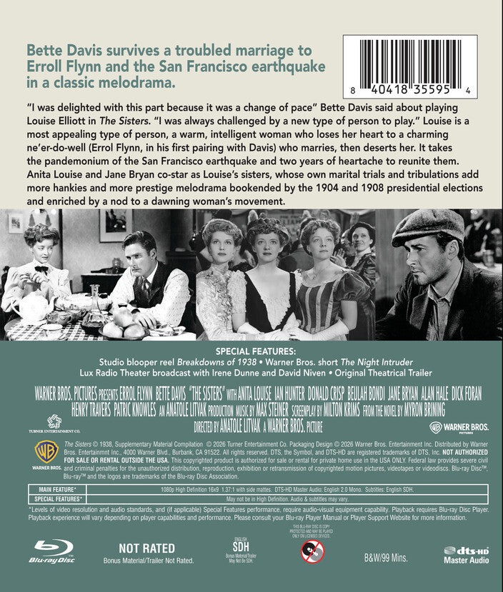 The Sisters [Blu-ray] - Back Panel - 