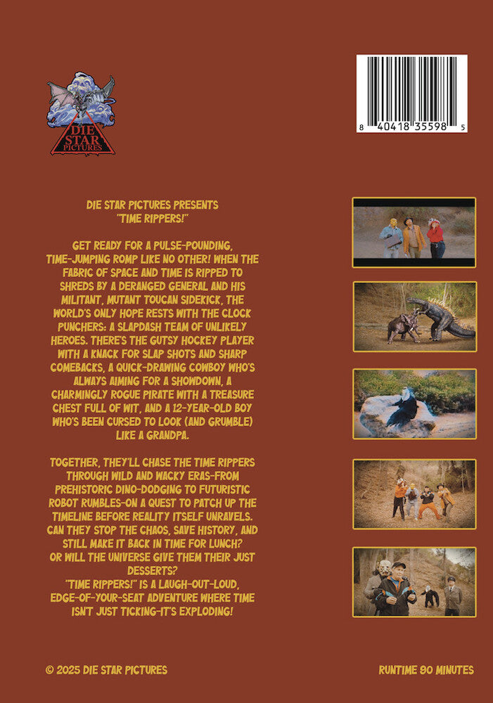 Time Rippers - Back Panel - 