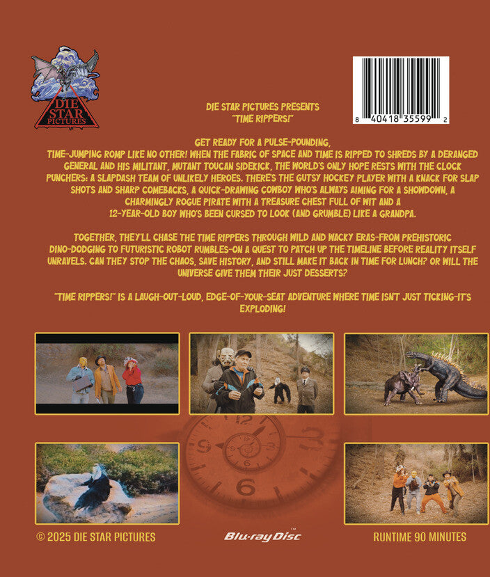 Time Rippers [Blu-ray] - Back Panel - 