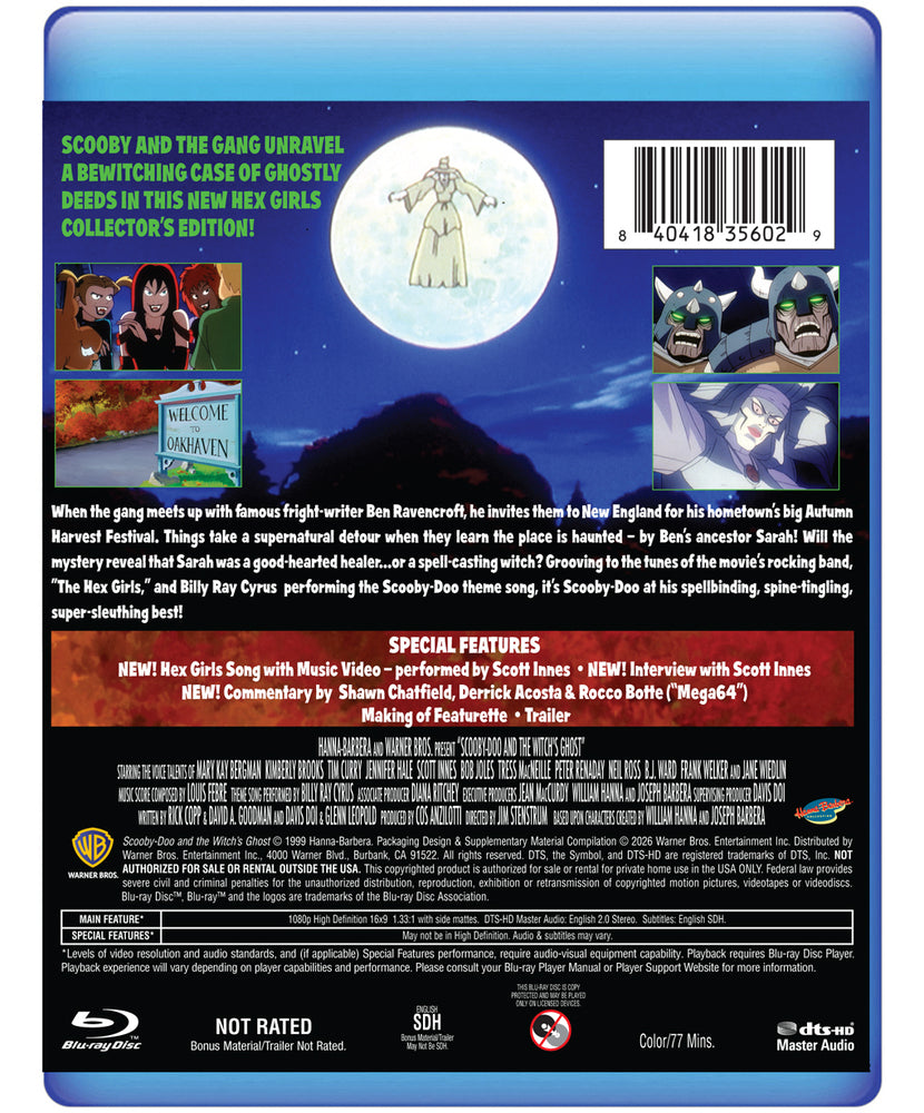Scooby-Doo and the Witch's Ghost [Blu-ray] - Back Panel - 