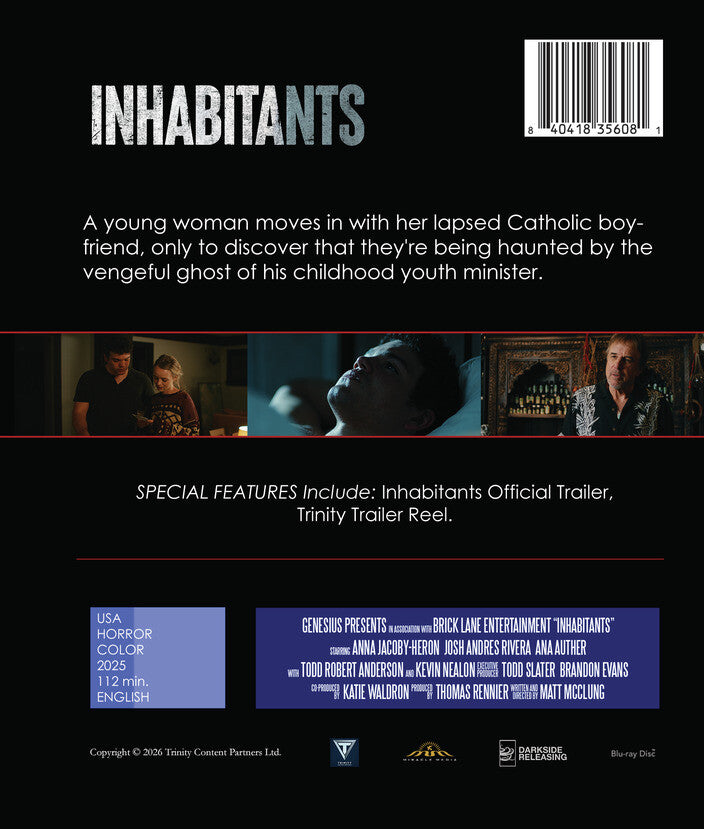 Inhabitants [Blu-ray] - Back Panel - 