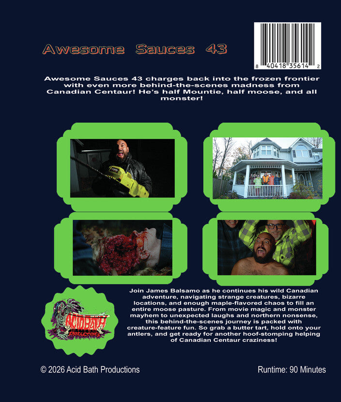 Awesome Sauces 43 [Blu-ray] - Back Panel - 