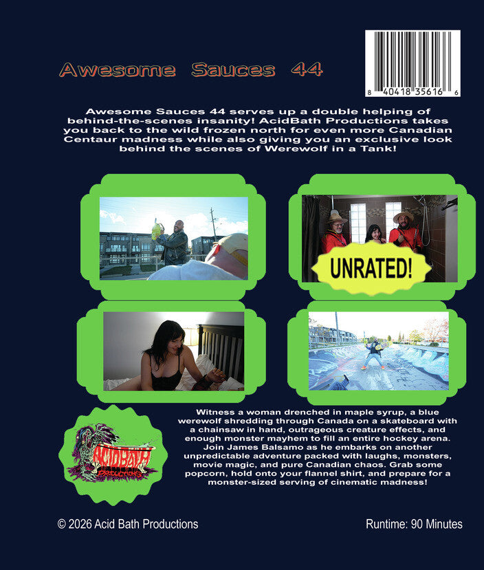 Awesome Sauces 44 [Blu-ray] - Back Panel - 