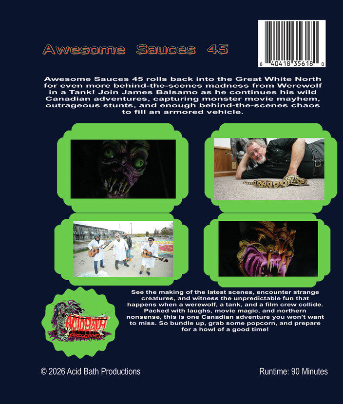 Awesome Sauces 45 [Blu-ray] - Back Panel - 
