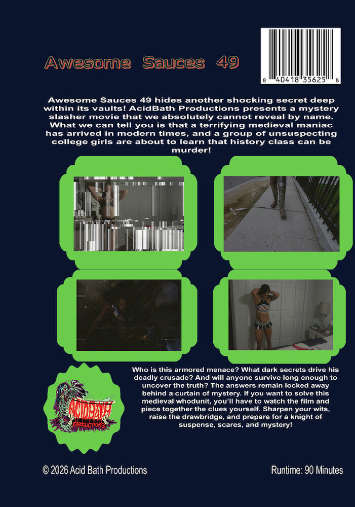 Awesome Sauces 49 - Back Panel - 