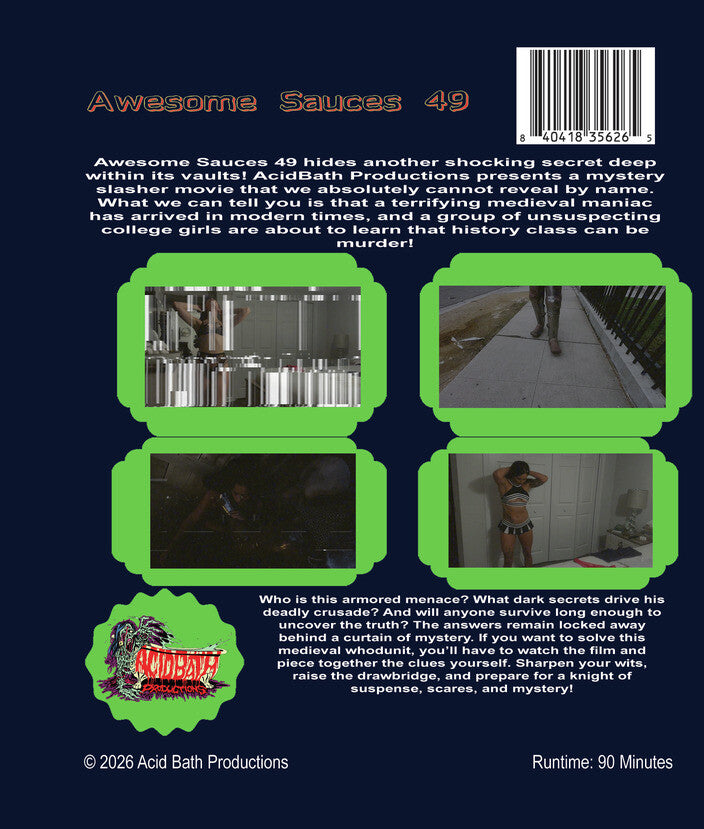 Awesome Sauces 49 [Blu-ray] - Back Panel - 
