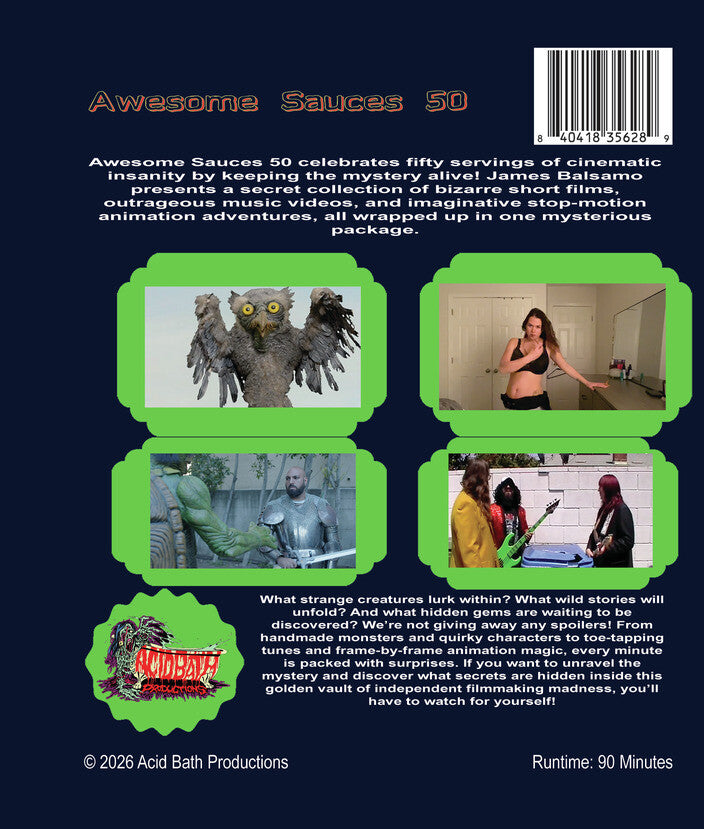 Awesome Sauces 50 [Blu-ray] - Back Panel - 