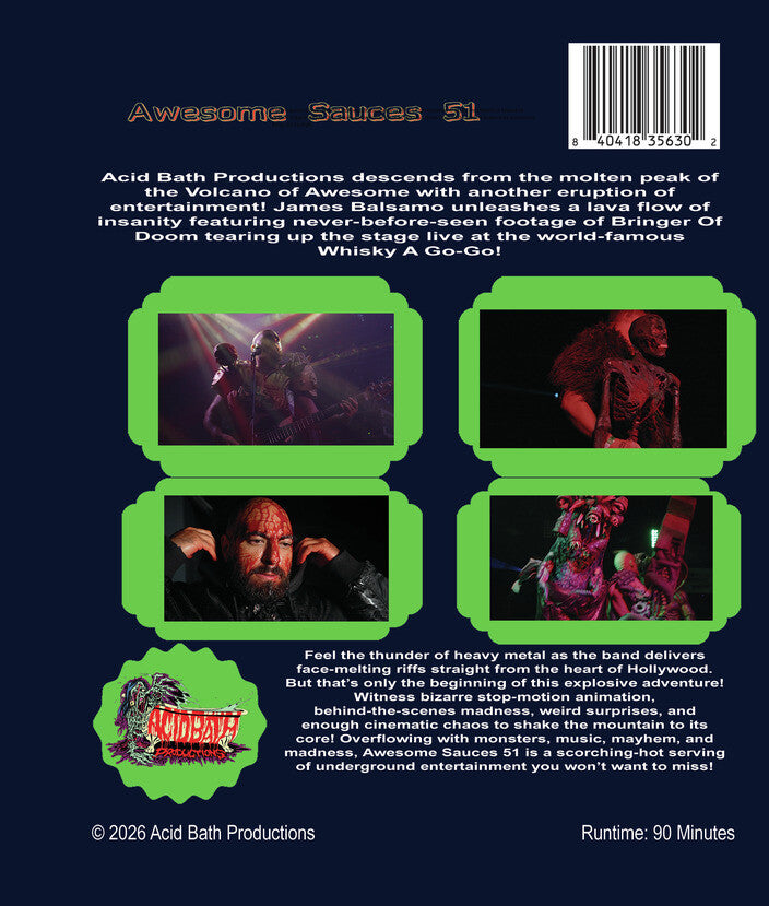 Awesome Sauces 51 [Blu-ray] - Back Panel - 