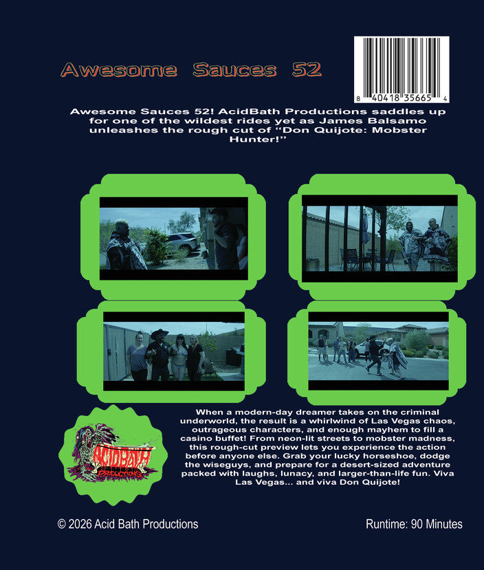 Awesome Sauces 52 [Blu-ray] - Back Panel - 