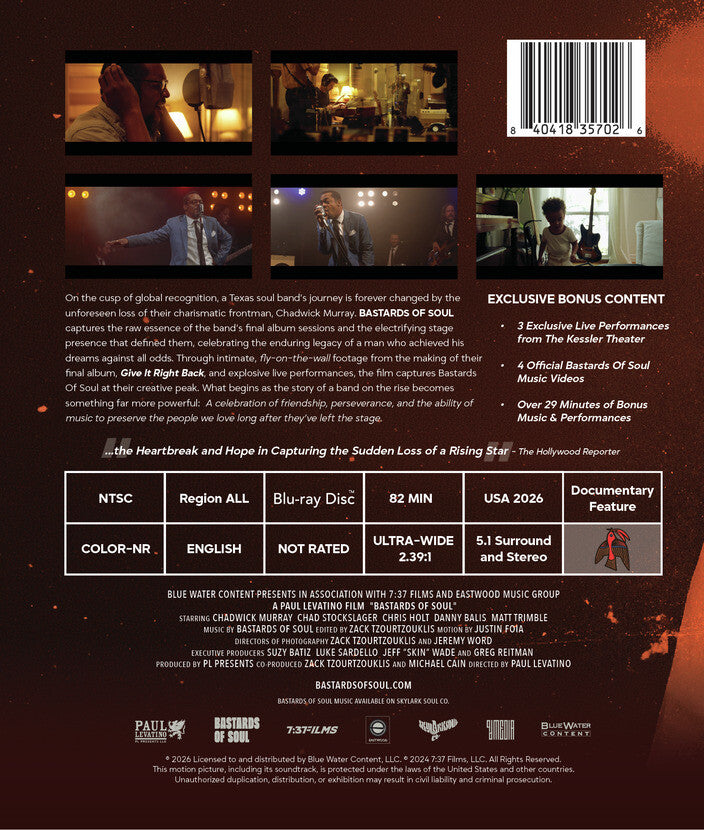 Bastards Of Soul [Blu-ray] - Back Panel - 