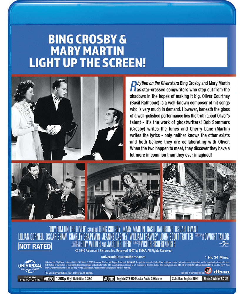 Rhythm on the River [Blu-ray] - Back Panel - 