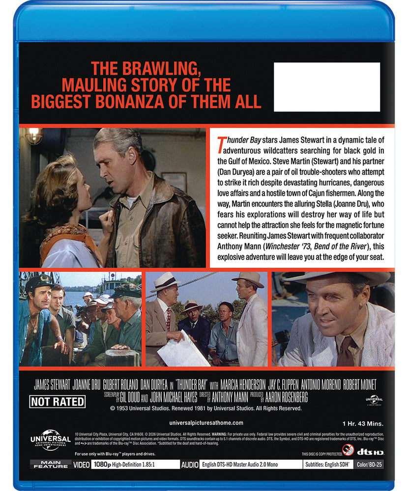 Thunder Bay [Blu-ray] - Back Panel - 