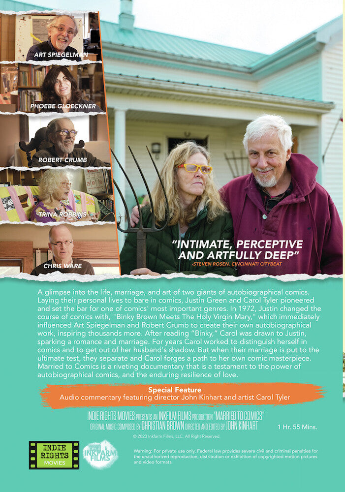 Married to Comics - Back Panel - 