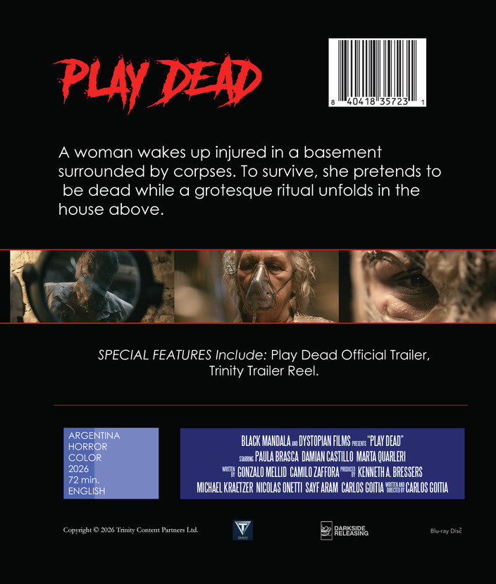 Play Dead [Blu-ray] - Back Panel - 