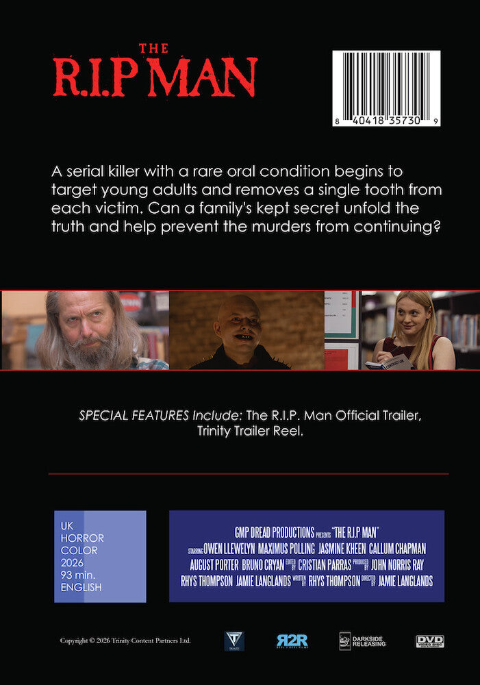 The R.I.P. Man - Back Panel - 