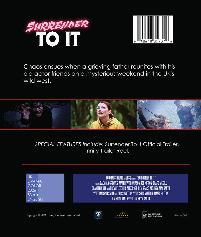 Surrender to It [Blu-ray] - Back Panel - 