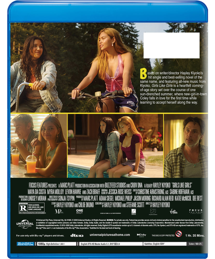 Girls Like Girls [Blu-ray] - Back Panel - 