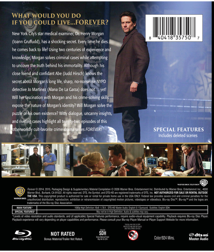 Forever: The Complete Series [Blu-ray] - Back Panel - 