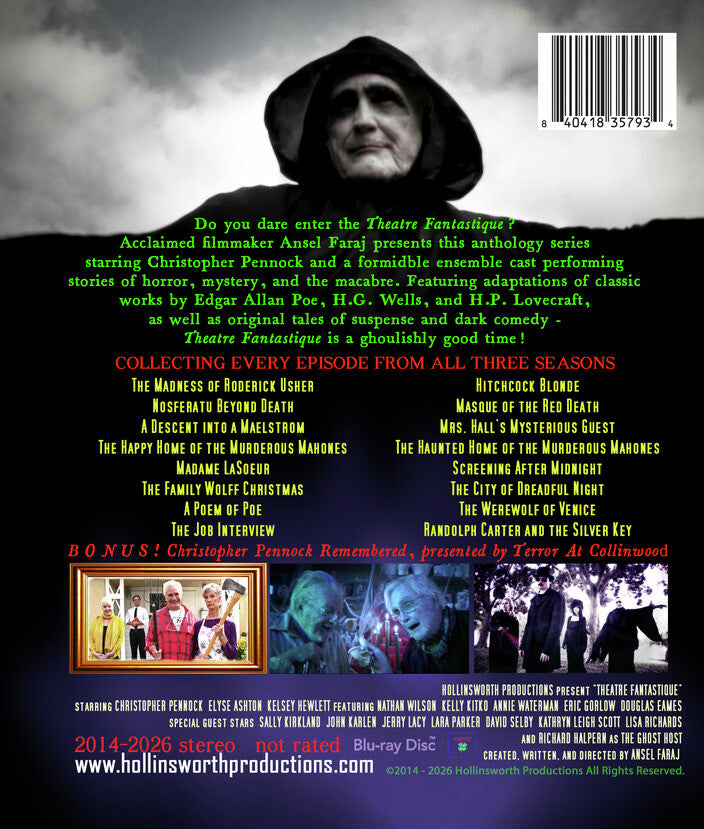 Theatre Fantastique: The Complete Series [Blu-ray] - Back Panel - 