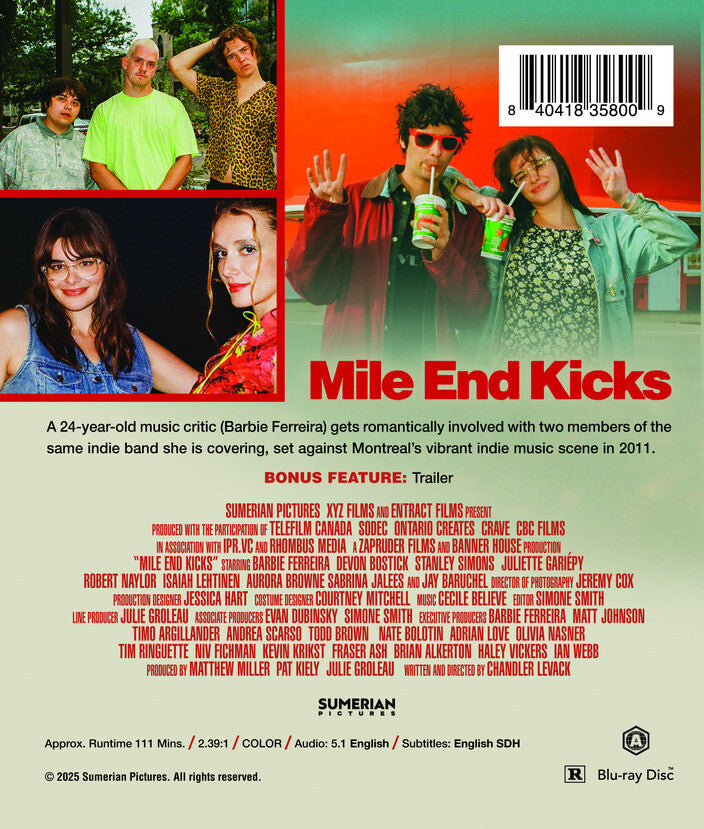 Mile End Kicks [Blu-ray] - Back Panel - 